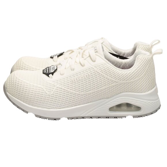 Skechers Work Uno SR Composite Toe Color White Women's Shoes Size 9 B - Medium - Picture 7 of 11